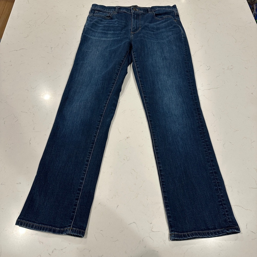Banana Republic Premium Denim Girlfriend Jeans Dark Wash Blue Size 30